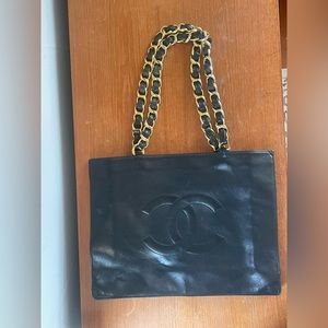 Authentic Chanel Vintage CC Tote